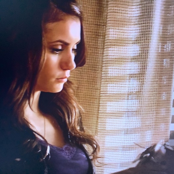 Unlisted Tops Elena Gilberts Blue Ribbed Lace Cami Poshmark